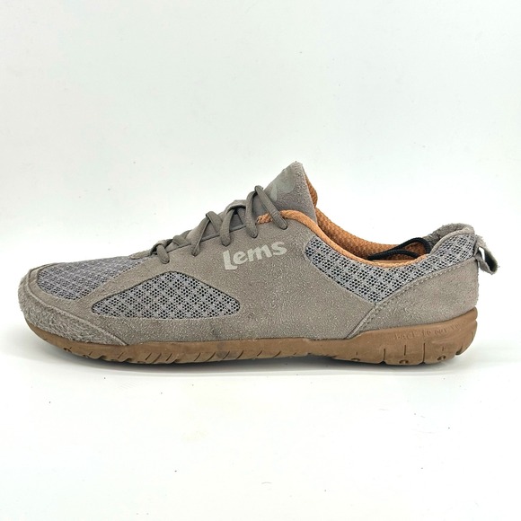 Lems Other - Lems Primal 2 Mens 10.5 44 EU Gray Slate Minimalist Zero Drop Suede Mesh Shoes